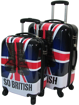 Obrázek z Cestovní kufry sada 2 ks ABS - PC potisk So British 