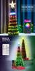 Obrázek z RGB LED Vánoční strom 180 cm/304 LED diod s ovladačem a časovačem 