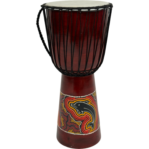 Obrázek z Buben djembe, bongo velký 50cm, ručně malovaný 